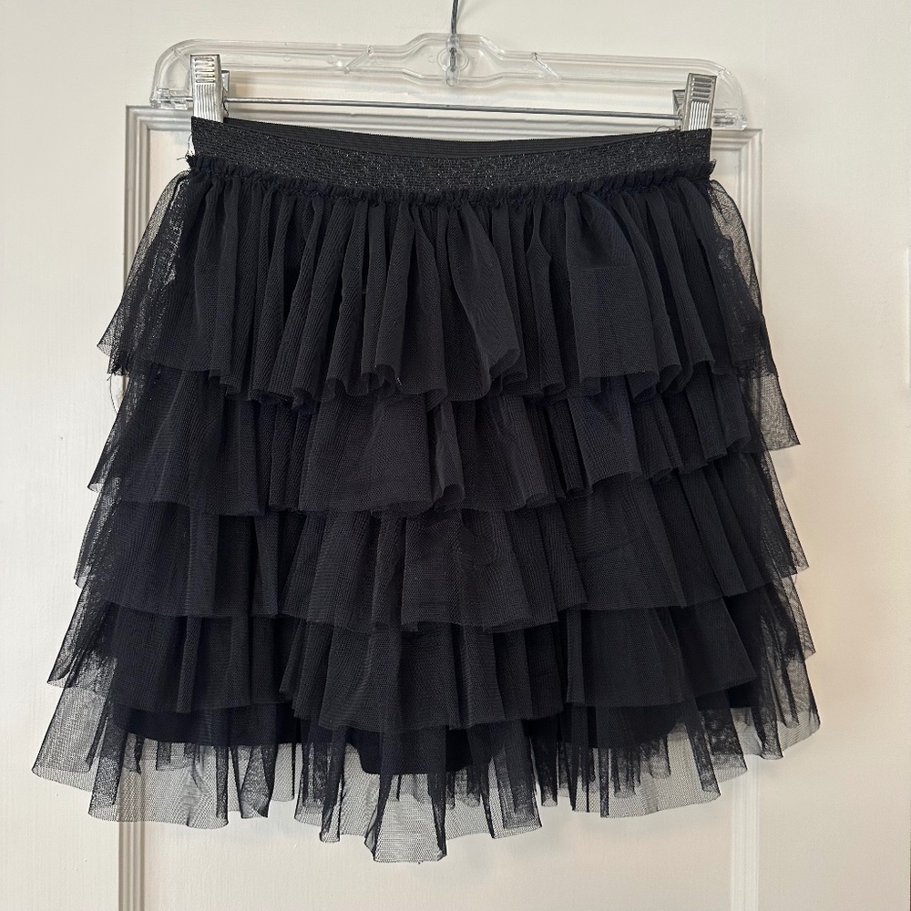 ZARA Girls Tulle Tiered Skirt Size 13-14